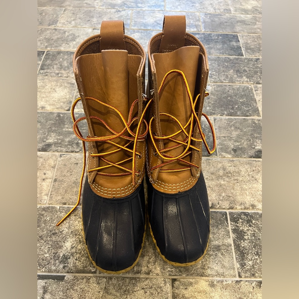 Women’s Bean Boots Tan/Navy